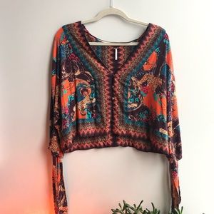 Free People catch me if you can blouse top